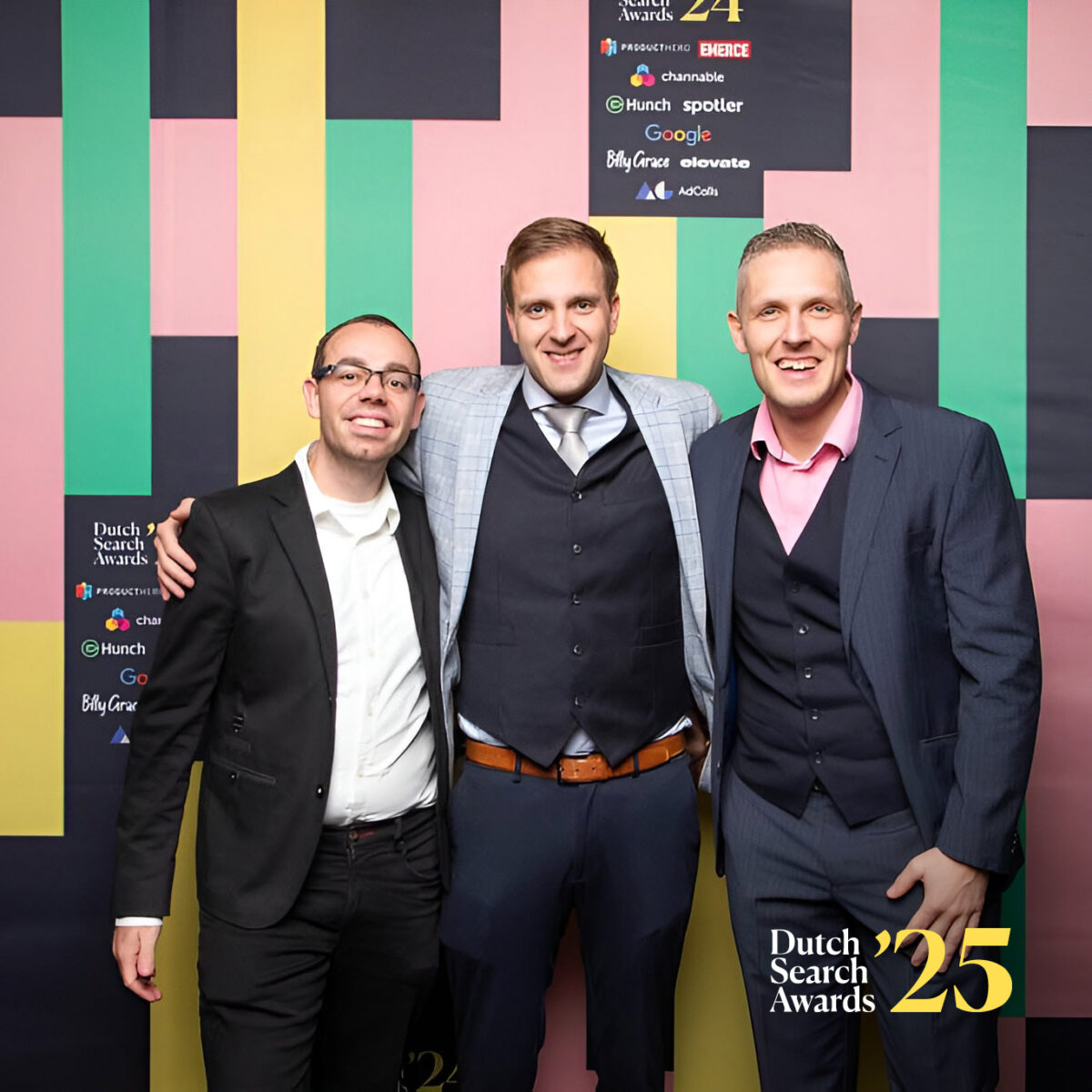 Travyk bij de Dutch Search Awards